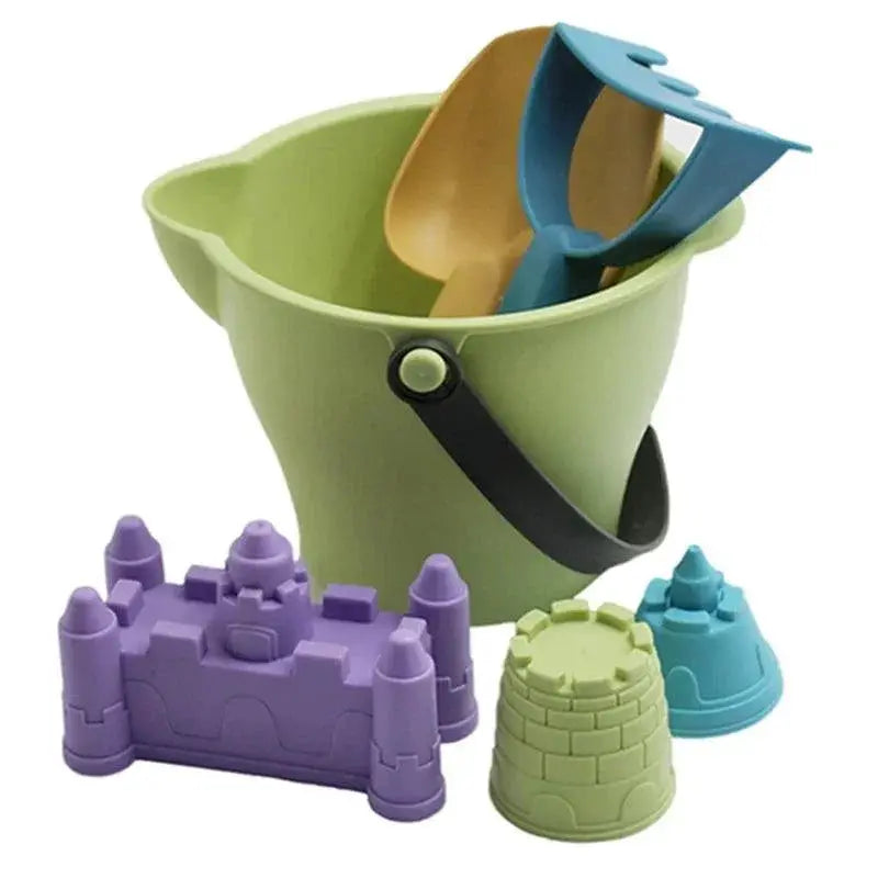 Baby Sand Toys Beach Castle Mold Bucket Set Kids Outdoors