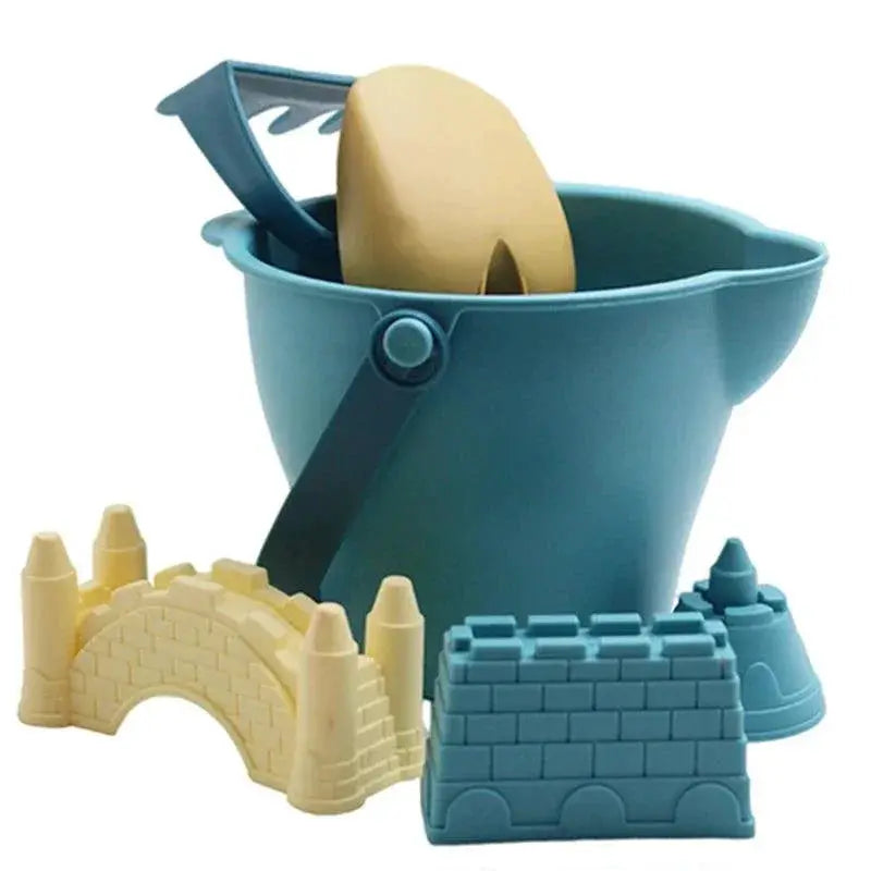 Baby Sand Toys Beach Castle Mold Bucket Set Kids Outdoors