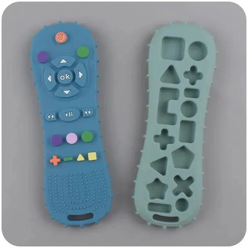 Baby Teether TV Remote Silicone Teething Toy For Soothing