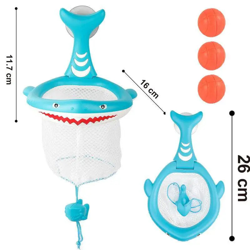 Baby Whale Bath Basketball Toy Set for Toddlers Fun