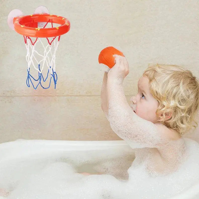 Baby Whale Bath Basketball Toy Set for Toddlers Fun