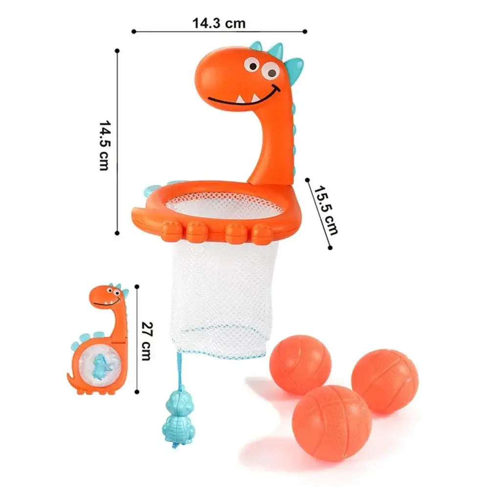 Baby Whale Bath Basketball Toy Set for Toddlers Fun