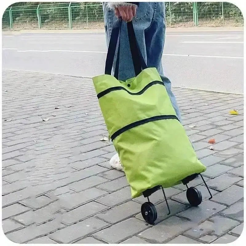 Back-Friendly Foldable Cart for Errands