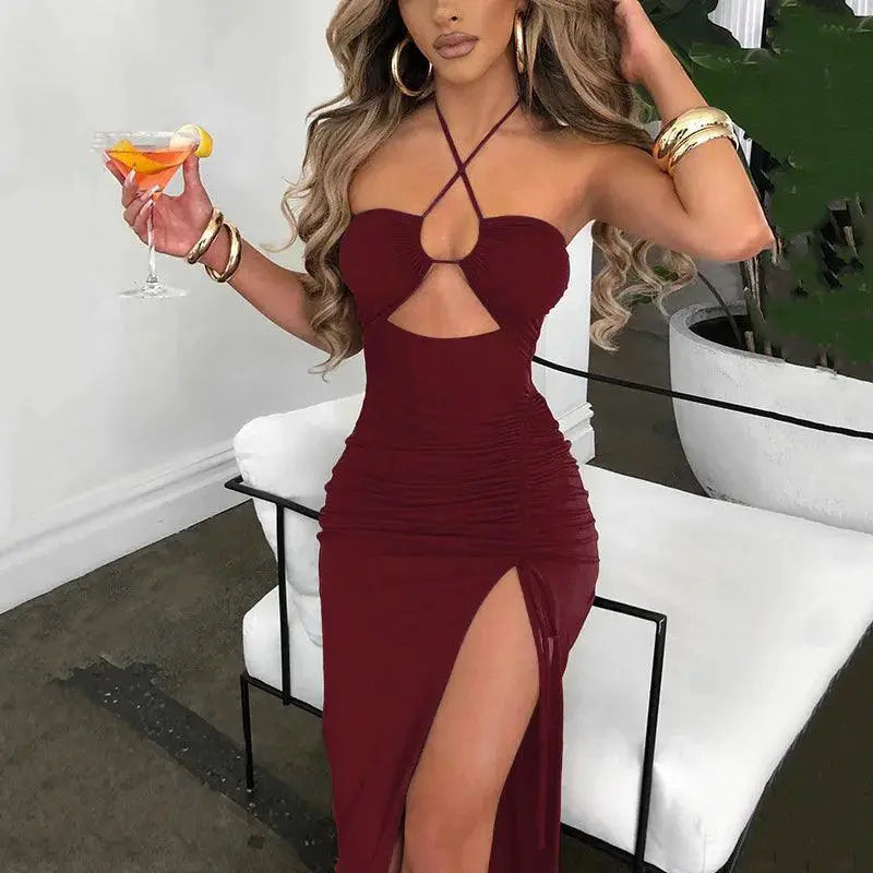 Backless Bodycon Dress Hollow Out Party Wear Women's Fashion