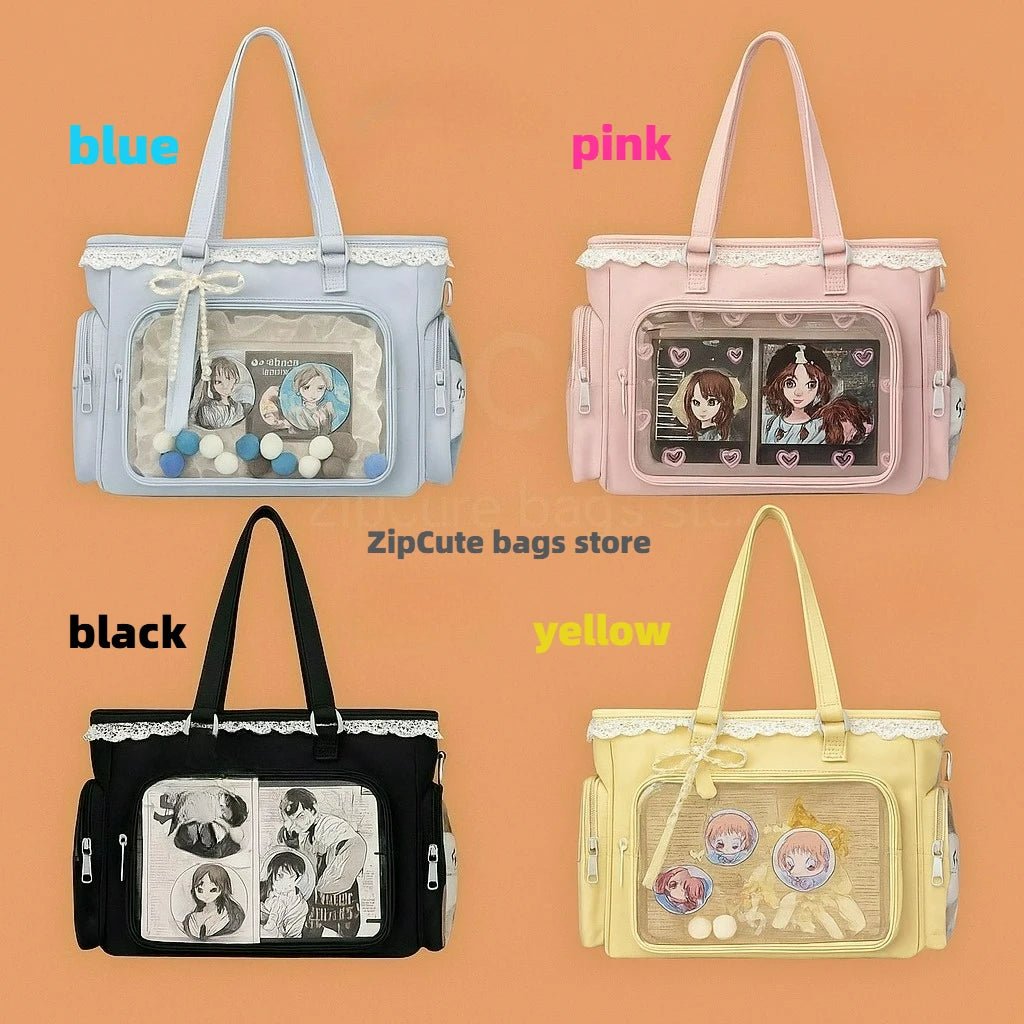 Ballet Girl Itabag Japanese Inspired Two Dimensional Crossbody Bag For Women Gift