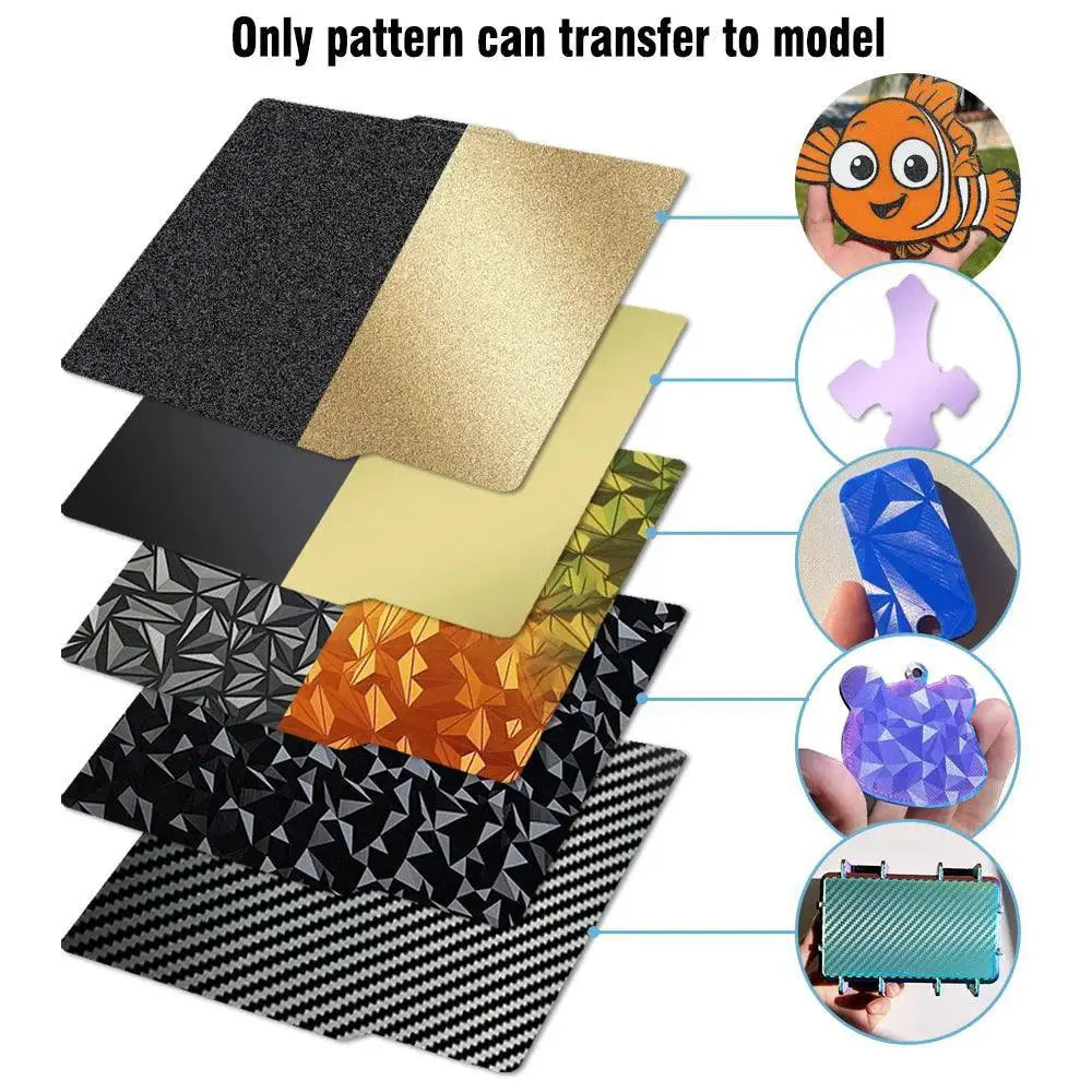 Bamboo Build Plate Holographic Texture For Printing X1C