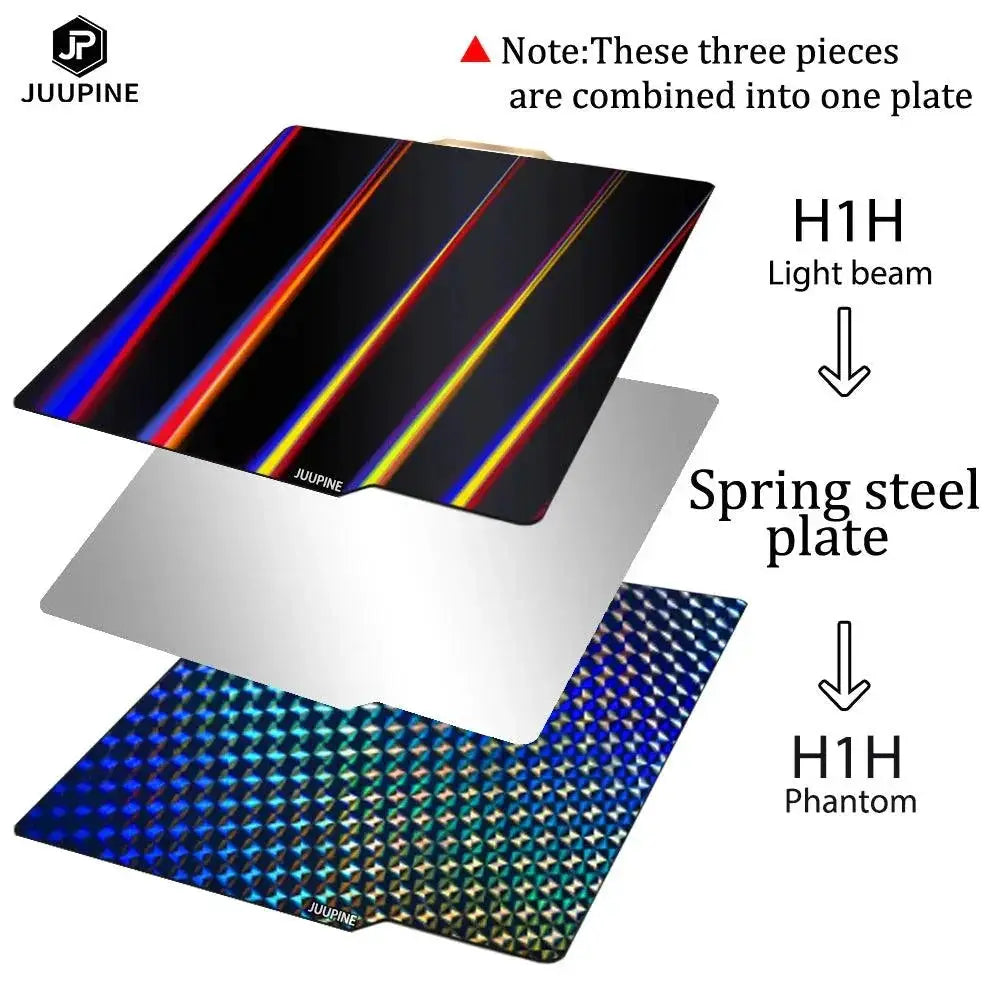 Bamboo Build Plate Holographic Texture For Printing X1C