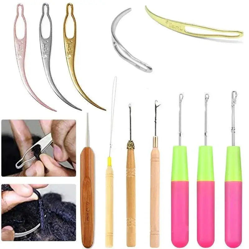 Bamboo Dreadlock Braiding Tool for Effortless Styling Gear