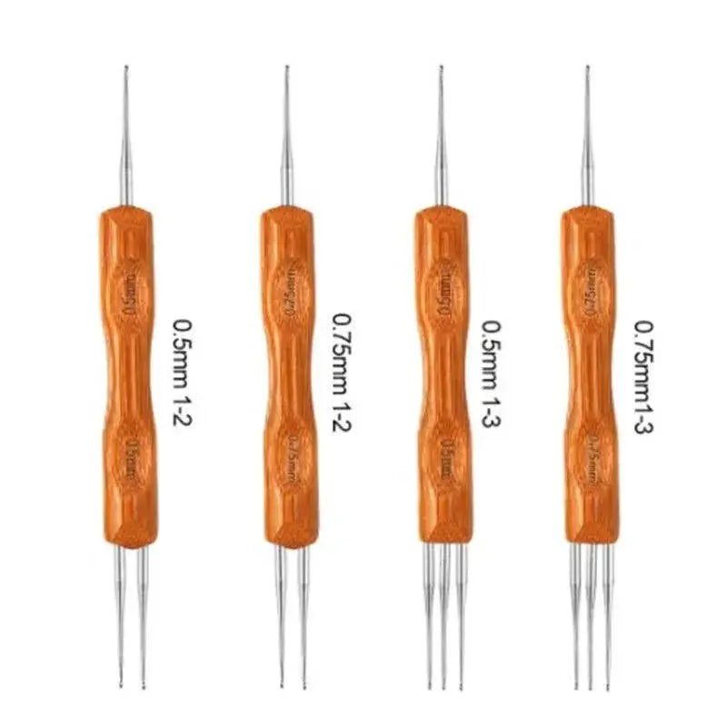 Bamboo Dreadlock Braiding Tool for Effortless Styling Gear