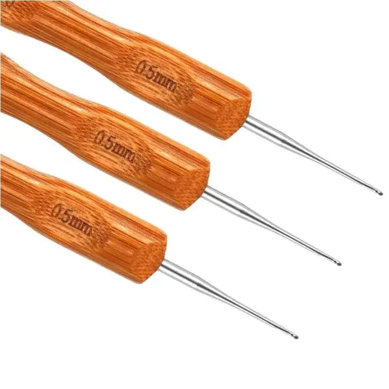 Bamboo Dreadlock Braiding Tool for Effortless Styling Gear