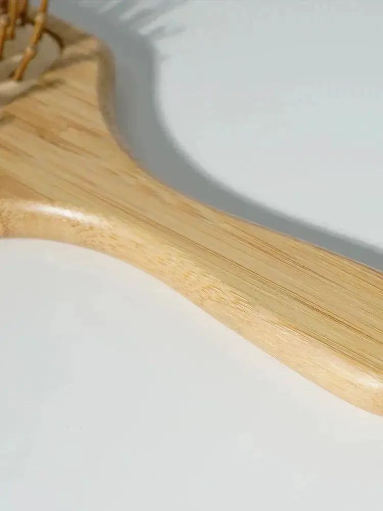 Bamboo Hair Brush Sustainable Anti Static Scalp Massage Tool