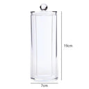 Bamboo Makeup Swabs & Cotton Pads Holder Elegant Organizer