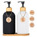 Bamboo Soap Dispenser for Bathrooms Eco