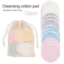Bamboo Wool Reusable Makeup Remover Pads Sustainable Rounds