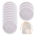 Bamboo Wool Reusable Makeup Remover Pads Sustainable Rounds