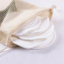 Bamboo Wool Reusable Makeup Remover Pads Sustainable Rounds