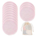 Bamboo Wool Reusable Makeup Remover Pads Sustainable Rounds