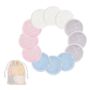 Bamboo Wool Reusable Makeup Remover Pads Sustainable Rounds