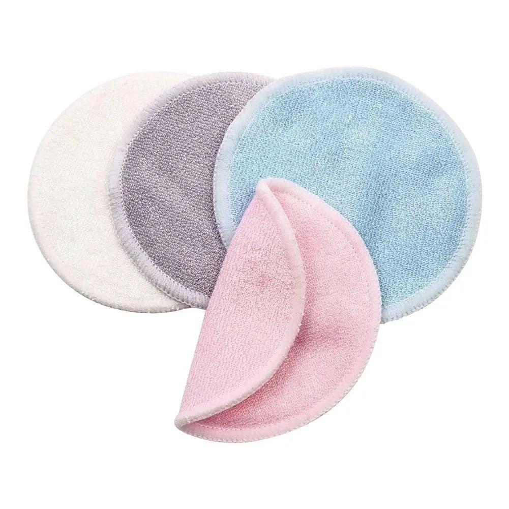 Bamboo Wool Reusable Makeup Remover Pads Sustainable Rounds