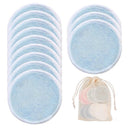 Bamboo Wool Reusable Makeup Remover Pads Sustainable Rounds