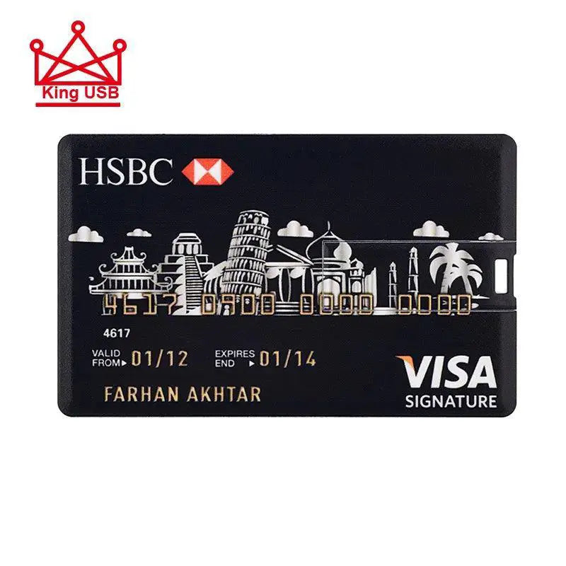 Bank Card Series USB Flash Drive Car Key Memory Stick