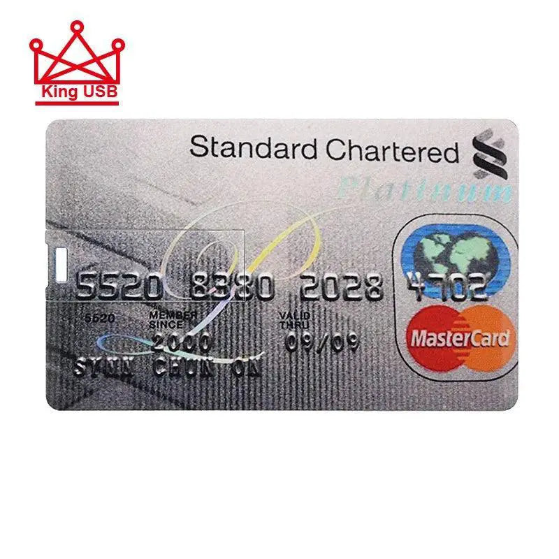 Bank Card Series USB Flash Drive Car Key Memory Stick
