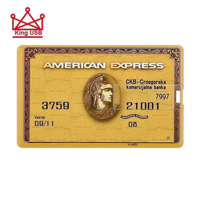 Bank Card Series USB Flash Drive Car Key Memory Stick