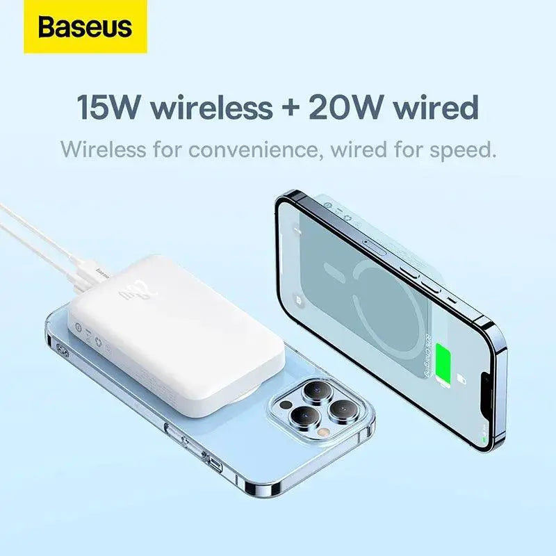 Baseus 10000mAh Magnetic Wireless Power Bank iPhone 14 13 12