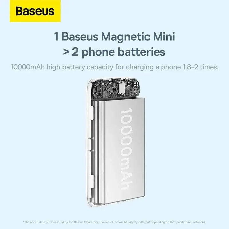 Baseus 10000mAh Magnetic Wireless Power Bank iPhone 14 13 12