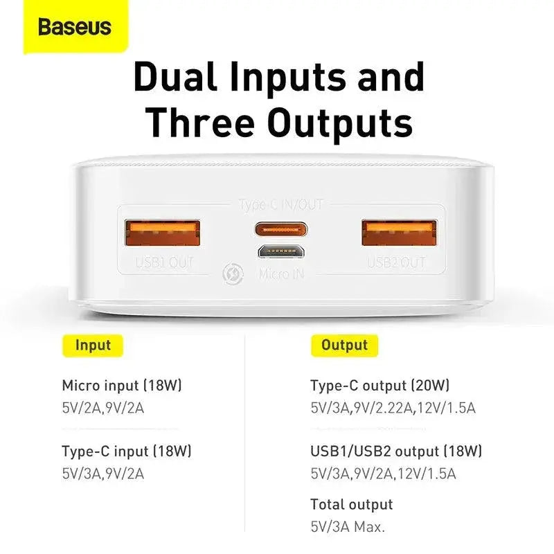 30,000mAh Fast Charging Portable Power Bank Large Capacity