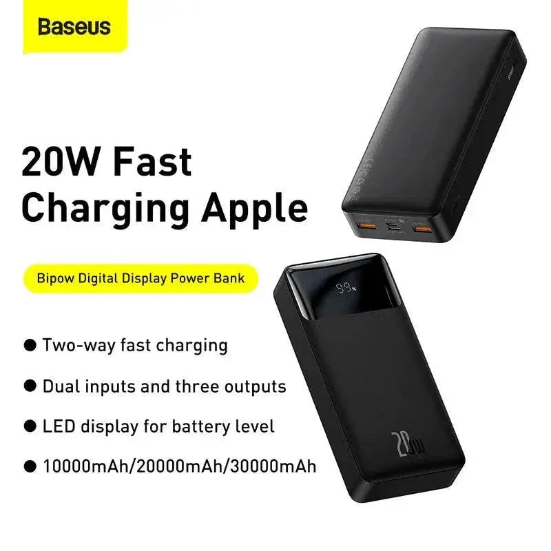 30,000mAh Fast Charging Portable Power Bank Large Capacity