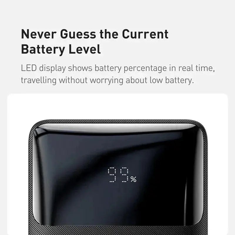 Baseus 30000mAh Fast Charging Power Bank for iPhone 15 Pro