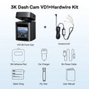 Baseus Dash Cam VD1 Dual Front Rear GPS