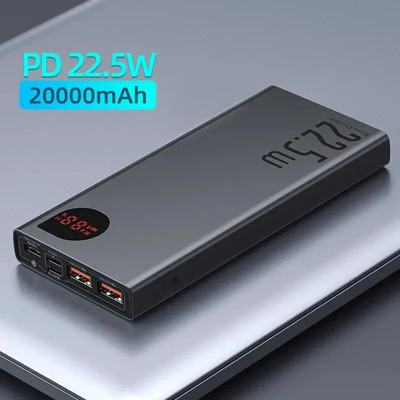Baseus 65W 20000mAh Fast Charging Portable Power Bank