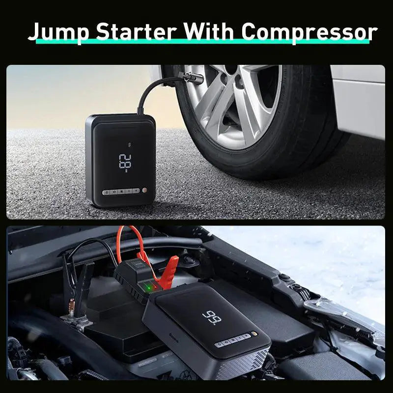 Baseus All In One 1000A Car Jump Starter Power Bank Inflator