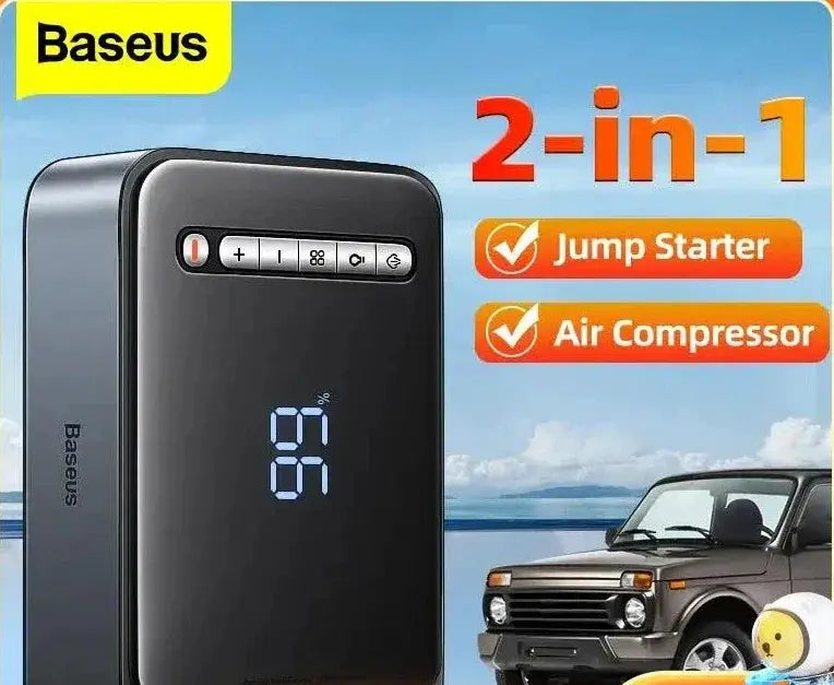 Baseus Car Jump Starter Air Compressor Power Bank Pro