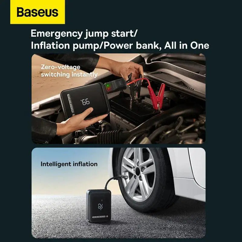 Baseus Car Jump Starter Air Compressor Power Bank Pro