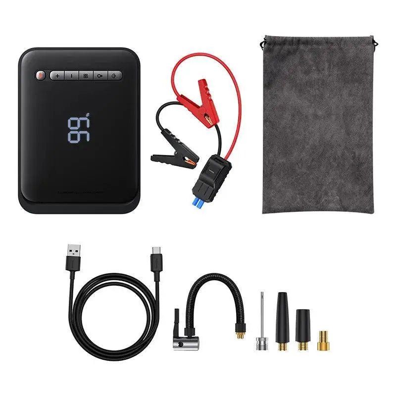 Baseus All In One Car Jump Starter Tire Inflator Power Bank