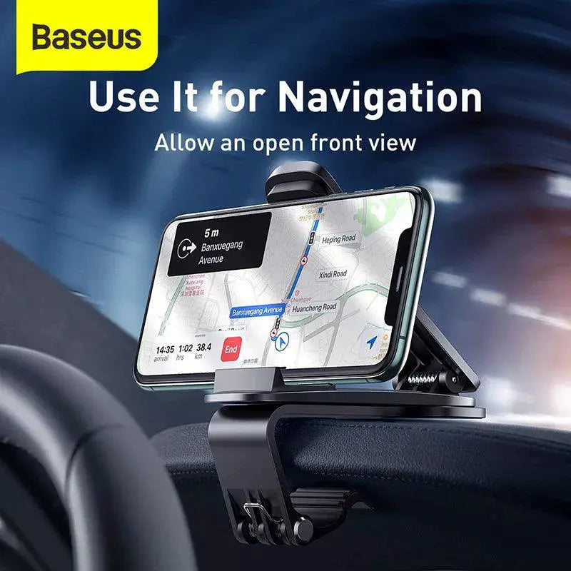 Baseus Car Phone Holder Secure GPS Navigation Mount