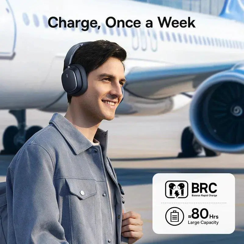 Baseus H1 Pro Hybrid Wireless Headphones Noise Cancellation