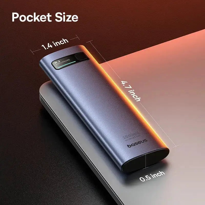Baseus M2 NVMe SATA SSD Case Portable External Enclosure