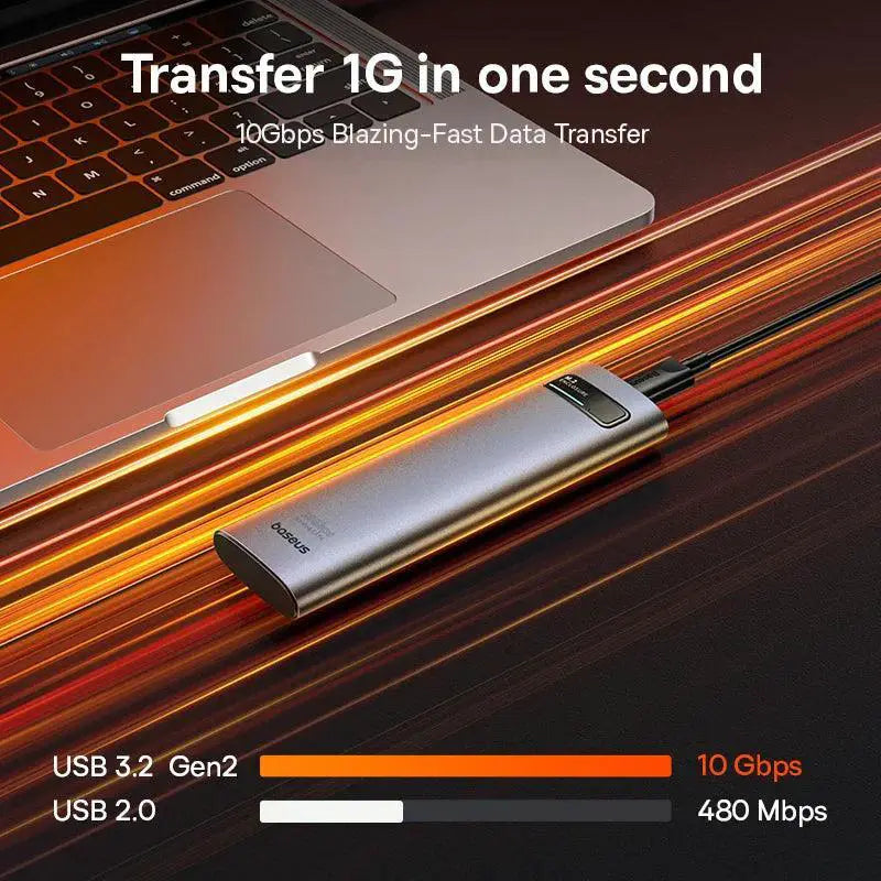 Baseus M2 NVMe SATA SSD Case Portable External Enclosure