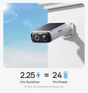 Baseus S1 Lite Solar Security Cameras - 2K FHD Wireless Outdoor With 135 Deg FOV