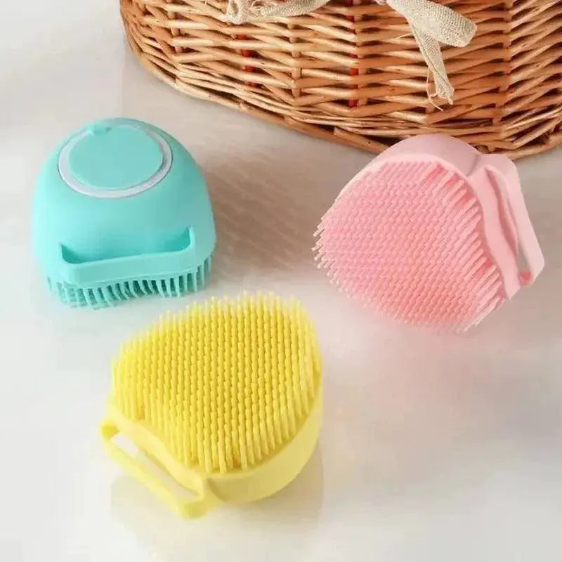 Bath Massage Gloves for Dogs and Cats Soft Silicone Tool