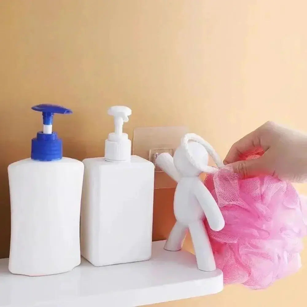 Bathroom Shampoo Shelf Wall Mounted Organizer Self Adhesive
