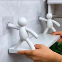 Bathroom Shampoo Shelf: Convenient Wall-Mounted Organizer