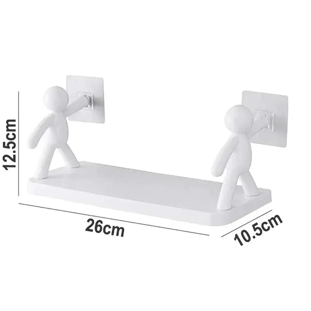 Bathroom Shampoo Shelf Wall Mounted Organizer Self Adhesive