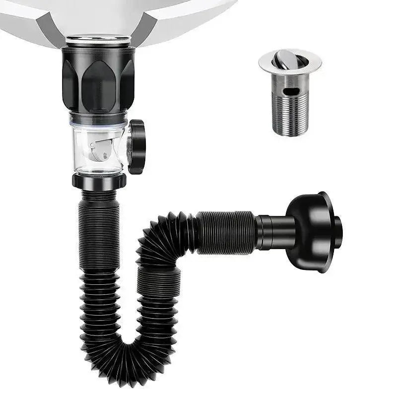 Retractable Sink Strainer Clogger Easy Install Drain