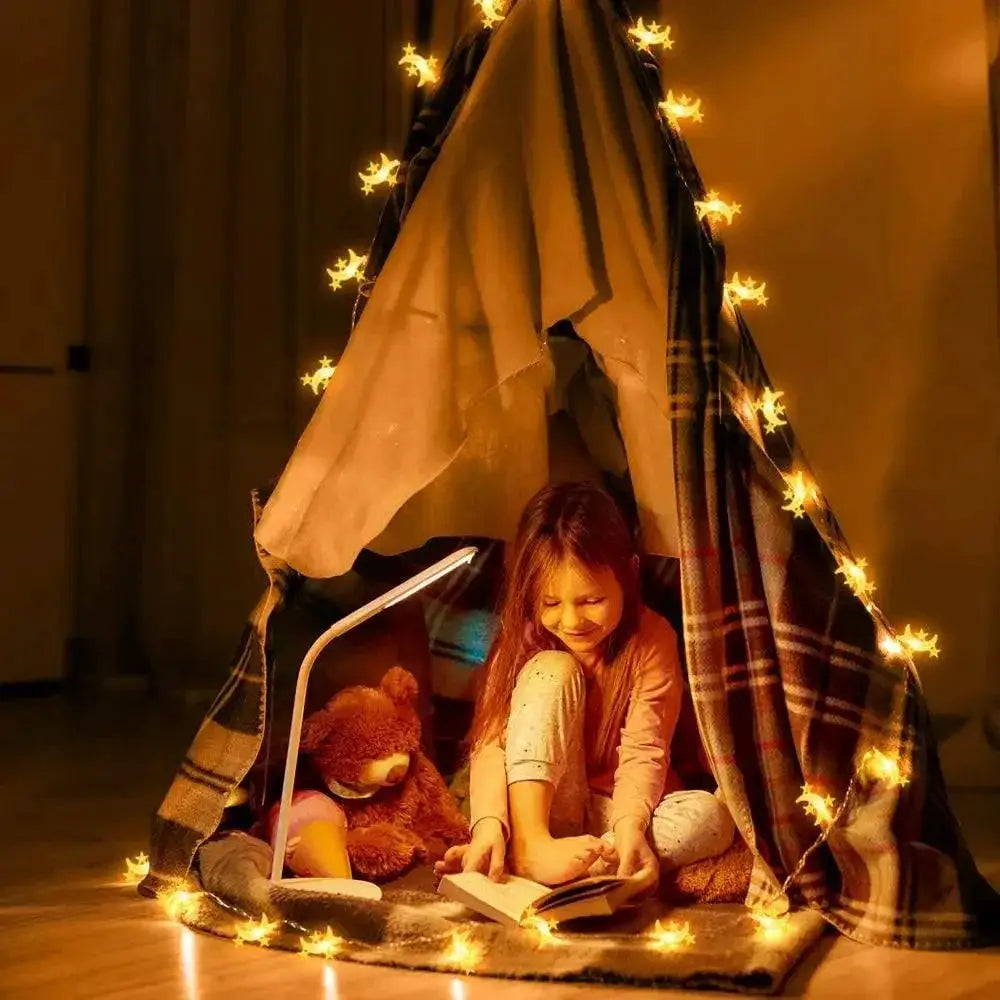 Battery Operated Star and Moon Fairy Lights Ramadan