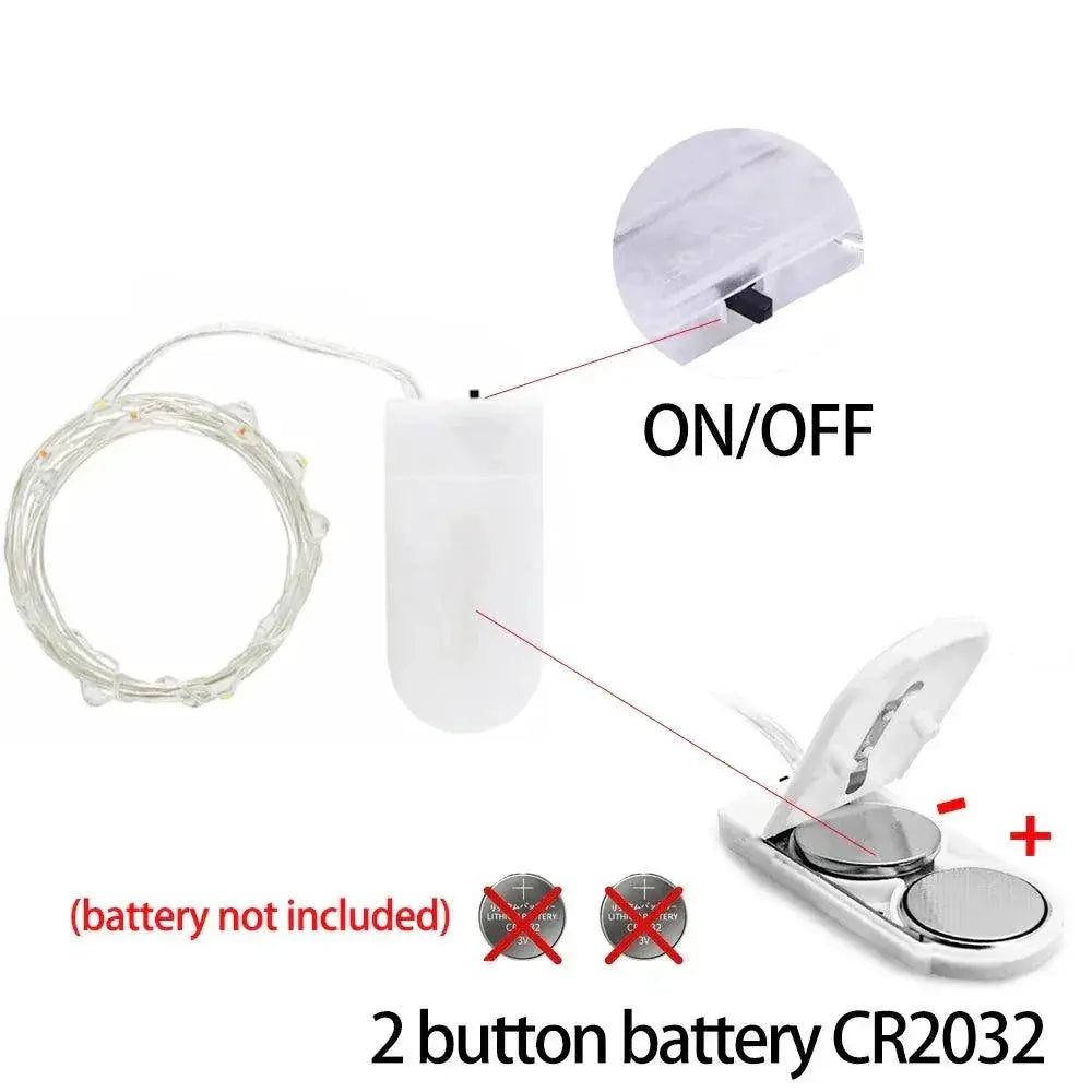 Battery Powered Waterproof LED Fairy Lights for Events